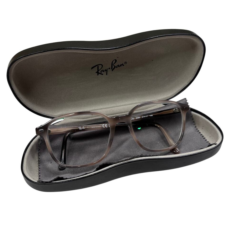 Ray-Ban RB 5393 Leonard 8360 Transparent Brown Eyeglasses Frames Only